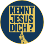 Logo des Vereins "Kennt Jesus Dich" (KJD Oensingen) mit der Aufschrift "Kennt Jesus dich?"